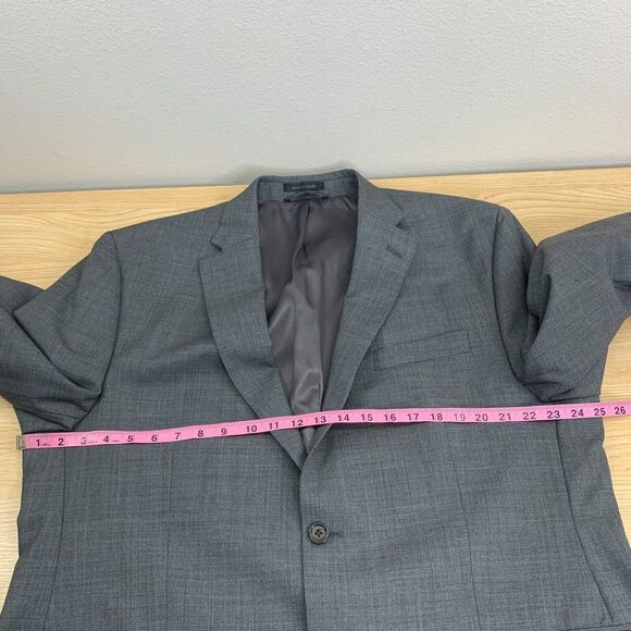 Ralph Lauren Blazer Men 48R Sport Coat Jacket 100% Wool 2 Button Gray Wedding - Picture 6 of 9